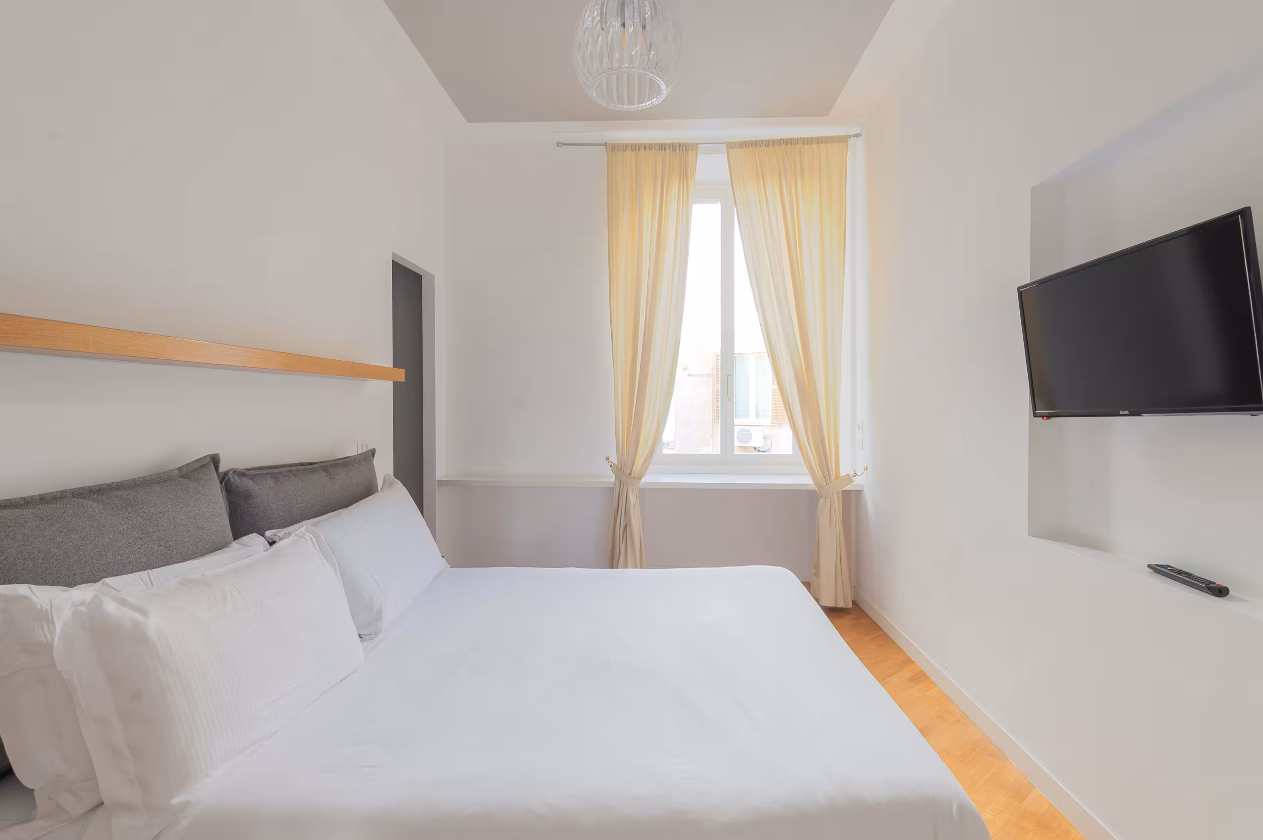Bedroom at Venusia apartment in Rome